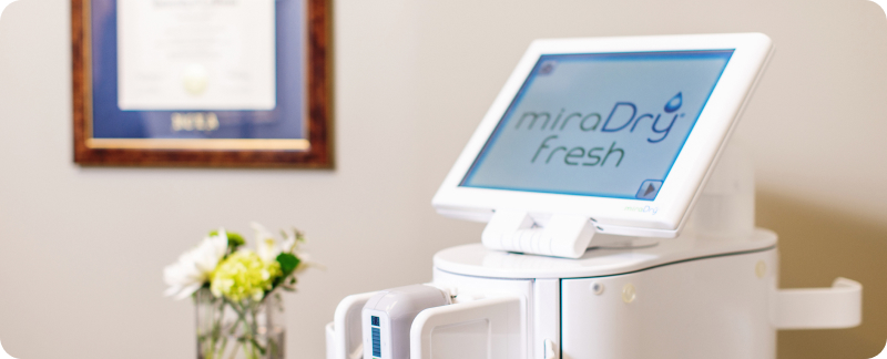 miraDry procedure for treating hyperhidrosis in Atlanta